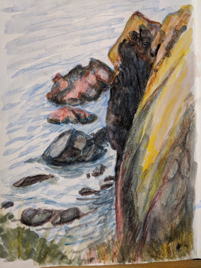 Cliffs near Port Gain